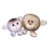 Two plush toys representing Pluto and Charon are shown against a white background. Produktbild-Vorschau
