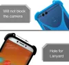 Collage showing a phone case with features highlighted. Produktbild-Vorschau