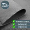 LILENO SPORTS Yoga Matte Grau (180x60cm) inkl. Tragegurt - Produktbild-Vorschau 3