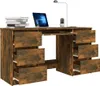 A wooden desk with a laptop, books, and a small cactus. Anteprima dell’immagine prodotto