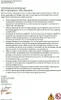 A document with safety instructions for a wall shelf. Podgląd zdjęcia produktu