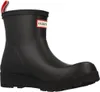 A single black Hunter Play Short Boot shown from the side against a white background. Produktbild-Vorschau