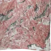 Baumwolltuch zweifarbig marmoriert grau rot 100x100cm Produktbild-Vorschau 4