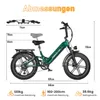 Maxtron Camel Elektrofahrrad 20 Zoll Fat Tyre – 864Wh Produktbild-Vorschau 13