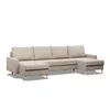 Ecksofa mit Schlaffunktion, Wendekissen, Sofa U-form BLANK Produktbild-Vorschau 1