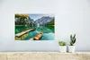 MuchoWow® Poster Alpen - See - Boot 30x20 cm - Plakate - Produktbild-Vorschau 5