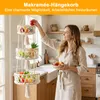 Hängender 3-stöckiger Obstkorb aus Baumwolle im Boho-Design Produktbild-Vorschau 8