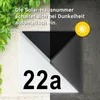 MeLiTec Solar-Hausnummer SH07, moderne LED-beleuchtete Produktbild-Vorschau 7