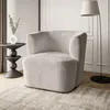 BEAUTYSOFA | Sessel NORI Velours Beige – Komfortsessel Produktbild-Vorschau 5