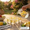 Wasserkrug 1,5L + 6 Gläser 250ml Set BPA-frei bruchsicher Produktbild-Vorschau 1