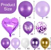 Schmetterling Geburtstag Deko Set Lila Party Mädchen Produktbild-Vorschau 2