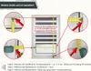 Grandekor Doppelrollo Klemmfix ohne Bohren 80x120cm Produktbild-Vorschau 6