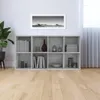 vidaXL Regál/boková deska Betonová šedá 66×30×130 cm Náhled obrázku produktu 6