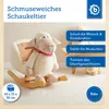 Bieco Plüsch Schaukeltier Schaf | Kinder Schaukelstuhl mit Produktbild-Vorschau 1
