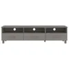 TV-Schrank HAMAR Hellgrau 158x40x40 cm Massivholz Kiefer Produktbild-Vorschau 3