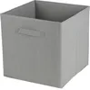 Aufbewahrungsbox Textil, grau 31x31x31cm Produktbild-Vorschau 1