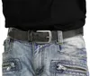 Harrys-Collection Uni Ledergürtel Büffelleder, schwarz, W Produktbild-Vorschau 2
