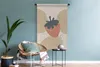 MuchoWow® Wandteppich Wandbehang Obst - Pastell - Erdbeere Produktbild-Vorschau 5