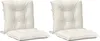 Coussin pour chaise basse 2 pcs. Melange Crème 100x50x7 cm Voir les images du produit 8