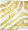 Bilder auf glas - Einteilig - Abstraktion Gold Weiß - Produktbild-Vorschau 1