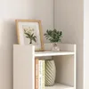 Bílý stojací regál na knihy, vysoký, prostorný, moderní Náhled obrázku produktu 2