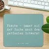 Mr. & Mrs. Panda Mouse Pad Spruch Fische Schwarm - Produktbild-Vorschau 2