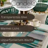 Candelo Votivkerzen 32 Kerzen im Glas -  Weiße Stilvolle Produktbild-Vorschau 2