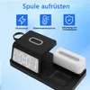 Handy-Ladegeräte, 5-in-1 kabellose Ladestation mit Uhr, für Produktbild-Vorschau 6