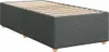 Boxspringbett mit Matratze Dunkelgrau 90x200 cm Stoff Produktbild-Vorschau 7