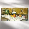 Wandkunst Leinwand Bild Uhr Quarz 60x30 Stilleben mit Krug Produktbild-Vorschau 2