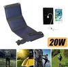 20W Faltbar Solarpanel Solarmodul Power Bank Handy USB Produktbild-Vorschau 7