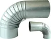 Ofenrohr-Bogen Bertrams 90° Ø 120 mm feueraluminiert silber Produktbild-Vorschau 1