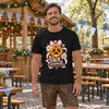 Zack! Aufgebrezelt Brezel Edelweiß Trachtenshirt Lederhose Produktbild-Vorschau 3
