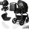 Bergsteiger Capri Kombikinderwagen 3-in-1 – Babywanne, Produktbild-Vorschau 1
