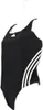 adidas Damen Sport Badeanzug Schwarz Schwimmen 3 Stripes Produktbild-Vorschau 3