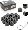 20x Radschrauben Abdeckkappen Set 17 mm schwarz für SAAB Produktbild-Vorschau 1