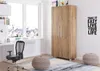 Nástěnná postel TEDDY 90x200 Gold Craft Oak Vertical Wall Náhled obrázku produktu 2