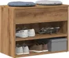 vidaXL Lavice na boty Artisan dub 60x30x45 cm Materiál na Náhled obrázku produktu 2
