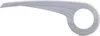 Garde-chaîne pour vélo Hebie 342 Ø 180 mm 38 dents argenté Voir les images du produit 2