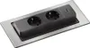 Evoline Backflip, Edelstahl 2-Fach Steckdose 417515 Produktbild-Vorschau 9