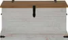 vidaXL Cassapanca HALDEN Bianco 91x48x47 cm in legno di Anteprima dell’immagine prodotto 3