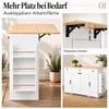 Mueble aparador Merax, isla de cocina, carro de servicio Vista previa de la imagen del producto 6