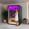 Home Deluxe Cabina a infrarossi NERO M - Nero, Hemlock (190 Anteprima dell’immagine prodotto 3