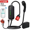 APP Tragbare EV Ladegerät 11kW 2 Typ 6m Ladekabel 6-16A CEE Produktbild-Vorschau 1