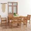 Möbel 7-tlg. Garten-Essgruppe Massivholz Teak - Balkonmöbel Produktbild-Vorschau 1