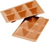 Silikomart Muffinbackform Pyramide 6er 7,1x7,1cm H 4cm Produktbild-Vorschau 1