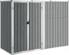 vidaXL Szopa ogrodowa szara 225x89x161 cm stal ocynkowana Podgląd zdjęcia produktu 1