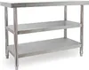 Wiltec Table de travail – 1200 x 600 x 850 mm – en Acier Voir les images du produit 1
