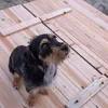 Großer Kindersandkasten aus Holz mit Bänken und Produktbild-Vorschau 10