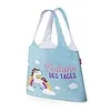 Einkaufs Tasche, Beutel EINHORN DES TAGES blau Tasche für Produktbild-Vorschau 2